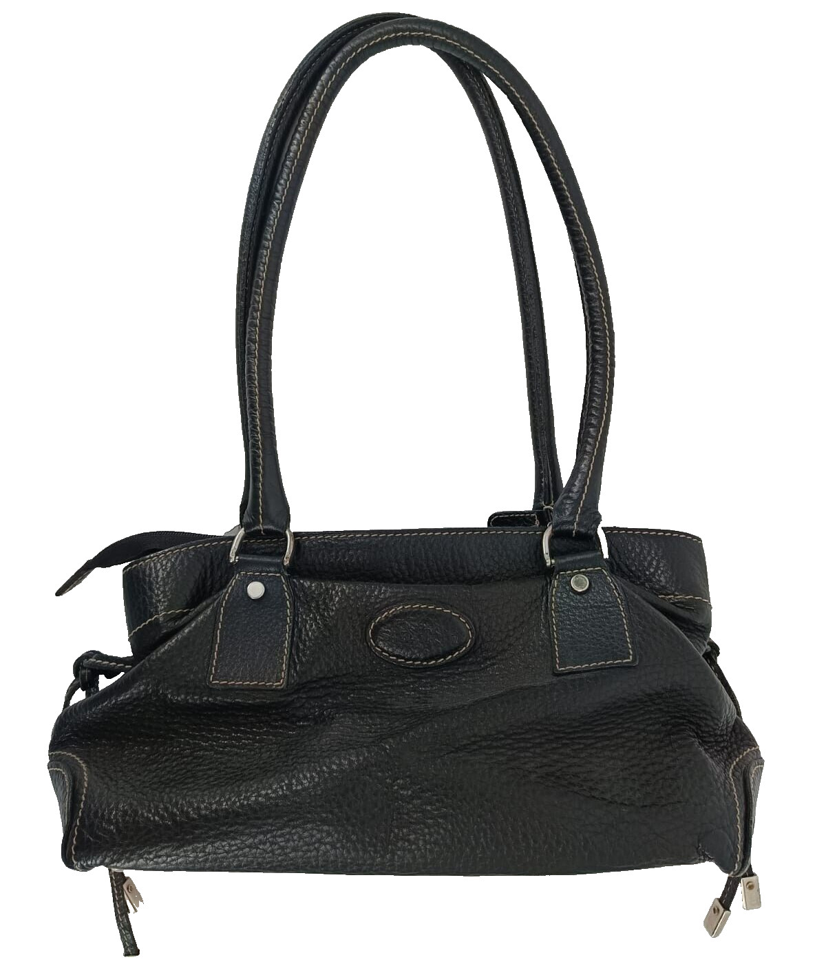 Saki Damen Tasche Schwarz Rechteckig Innentaschen y2k Klein