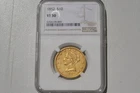 1852  GOLD US LIBERTY HEAD $10 DOLLAR COIN NGC VF 30