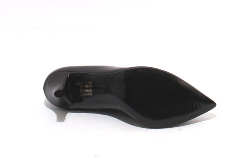 Gibellieri 43f Black Leather Pointy Toe Classic Heels Pumps 37.5 / US 7.5 - Picture 8 of 8