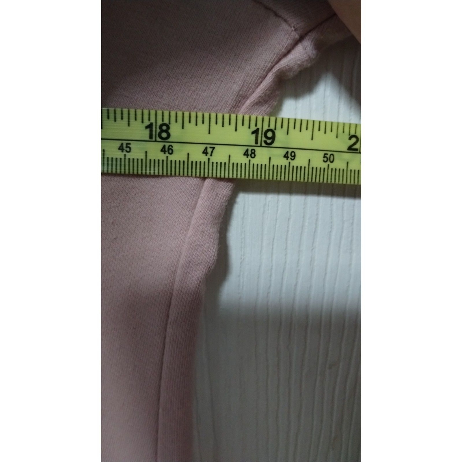 Belle + Sky Women's Dusty Pink Ruffle Sleeve Front Tie Long Sleeve Top Medium