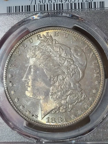 1881 S $1 Morgan Dollar PCGS MS65 Toned