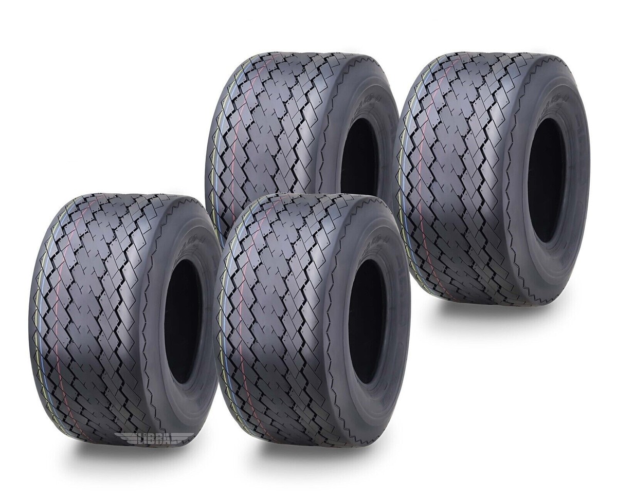 Set 4 WANDA 18x8.5-8 18x8.5x8 Golf Cart ATV Tires 18x8.50-8 4 Ply