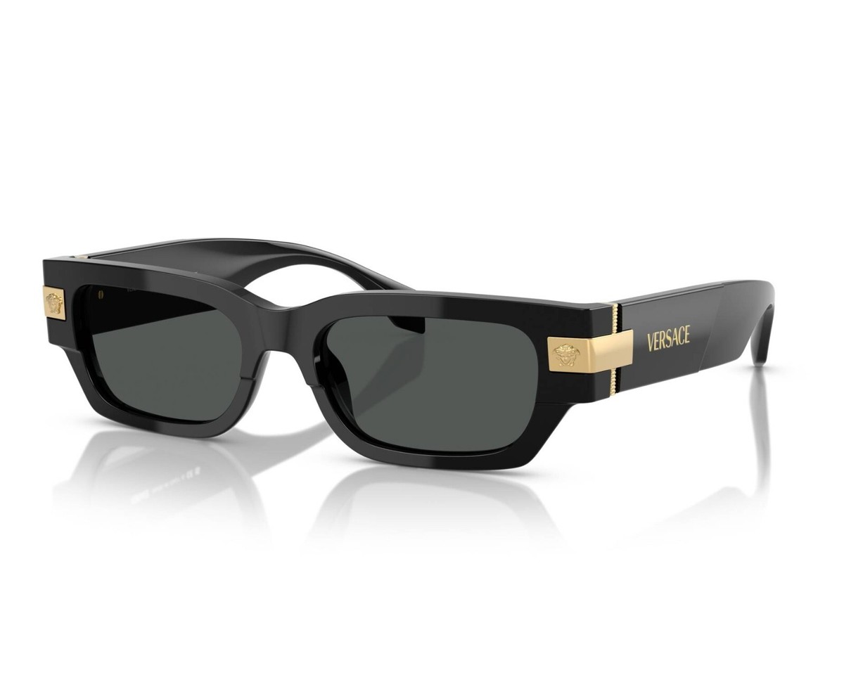 VERSACE VE4465 GB1/87 BLACK FRAME -GREY LENS SUNGLASSES 53MM  display picture 1