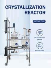 10-100L Lab Industrial Crystallization Reactor Jacketed Glass Reactor 110V 220V