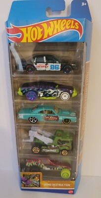 Hot Wheels 5-PACK - DEMO DESTRUCTION | eBay