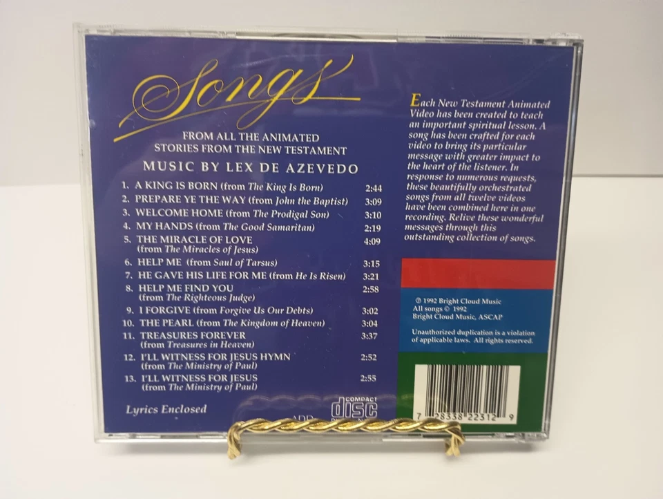 Songs From All The Animated Stories From The New Testament 728338223129 CD BIBLE Foto 2 de 4
