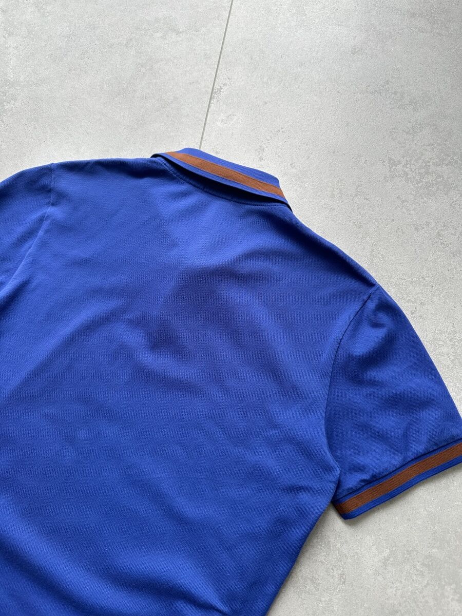 Men's MONCLER Maglia Polo Manica Corta T-Shirt Blue Size Tag Men's MONCLER Maglia Polo Manica Corta T-Shirt Blue Size Tag