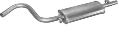 Middle Silencer Middle Pot Exhaust For Wartburg 353 1.3 58PS 88-91 Tourist