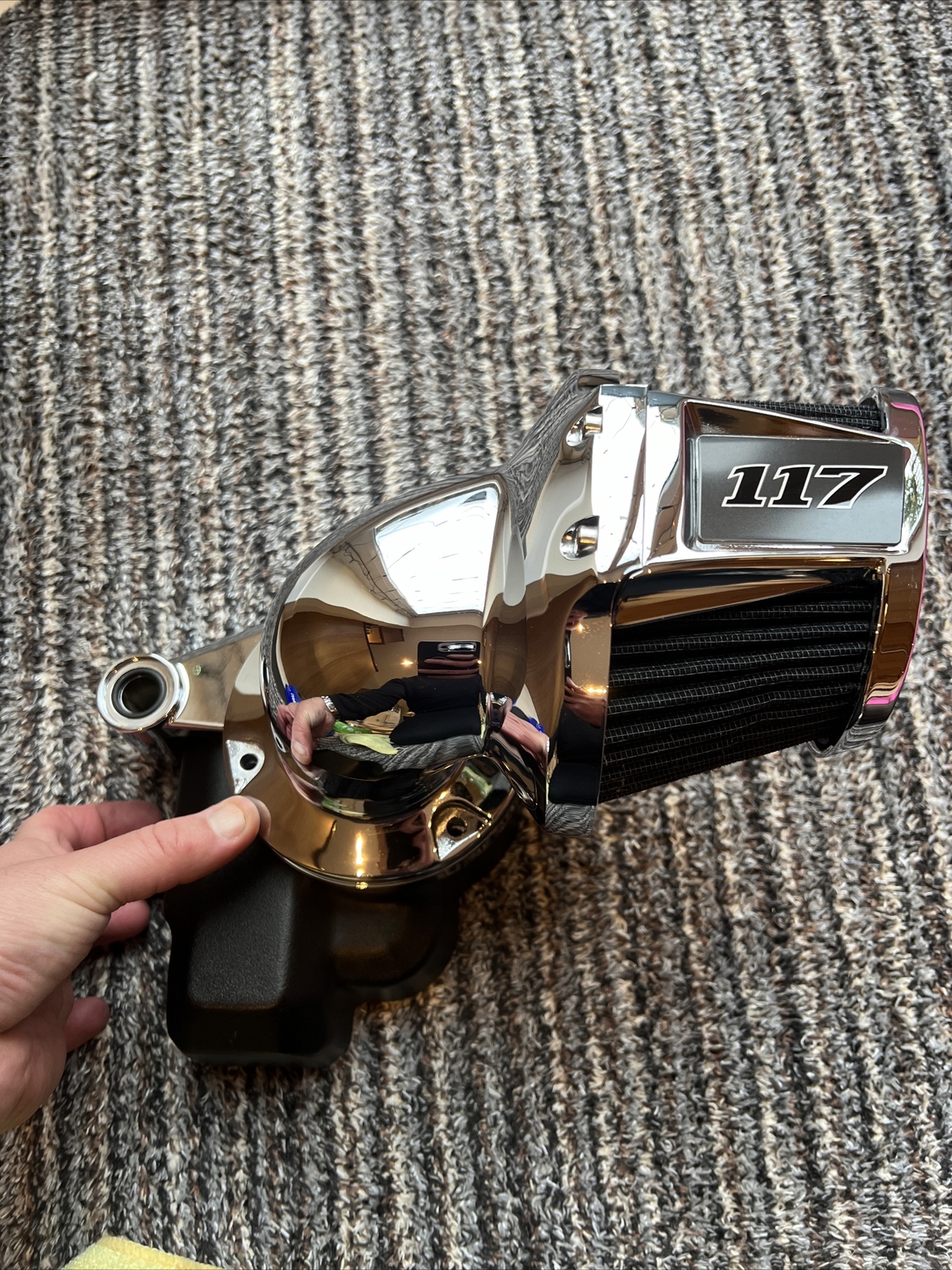 HarleyDavidson 201723 Chrome 117 Screamin Eagle Heavy Breather Air