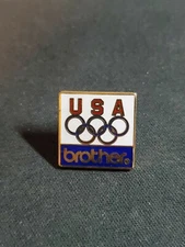 Brother (International) Sponsor USA Olympic Pin New enamel O