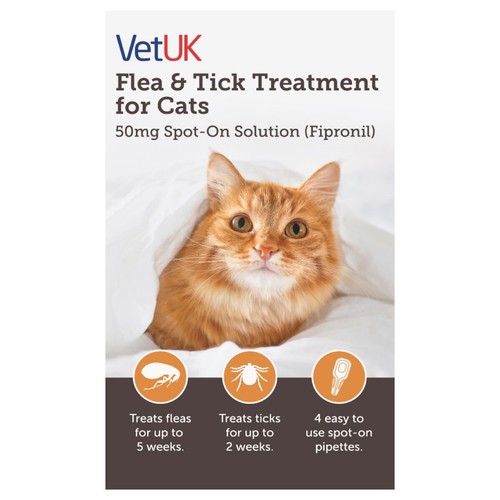 VET UK flea and tick spot on treatment for cats. Same as frontline eBay