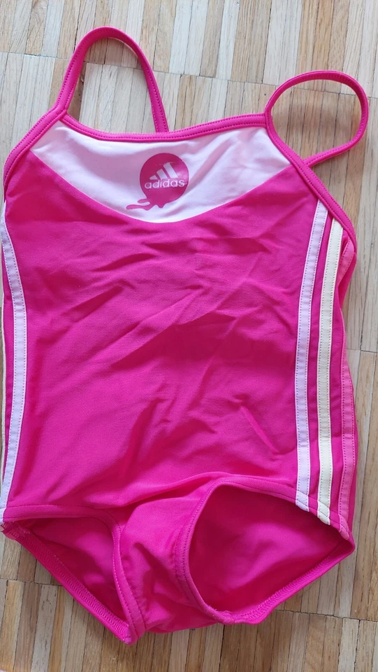 Adidas Badeanzug Mädchen Gr. 92 - Pink/Rosa