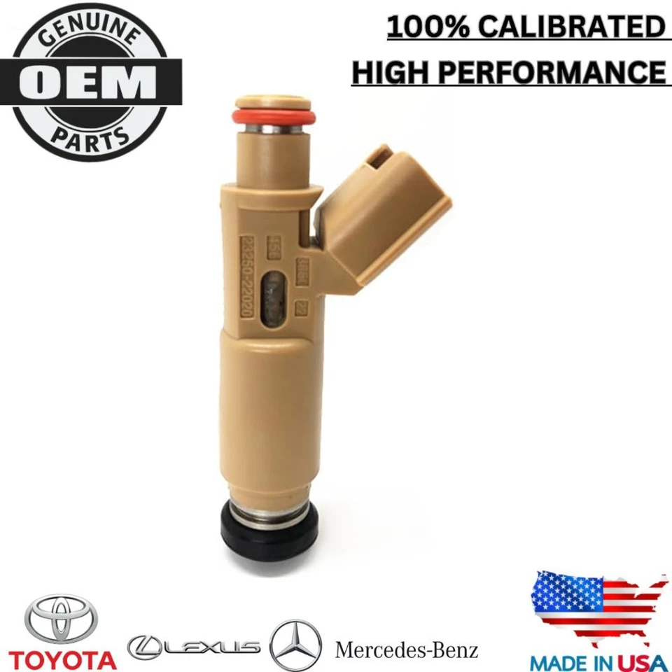 Inyectores de combustible X4 nuevos OEM Denso para Pontiac Vibe 2003-2008 1,8 L I4 #2325022020 Foto 2 de 4