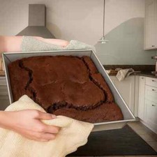 Single Square Cake Tins Set 6" 8" 10" 12" Size 3 Depth Birthday & Wedding Pan