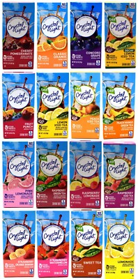 Crystal Light Drink Mix 10 or 12 Quart Pitcher Pack Box Buy More