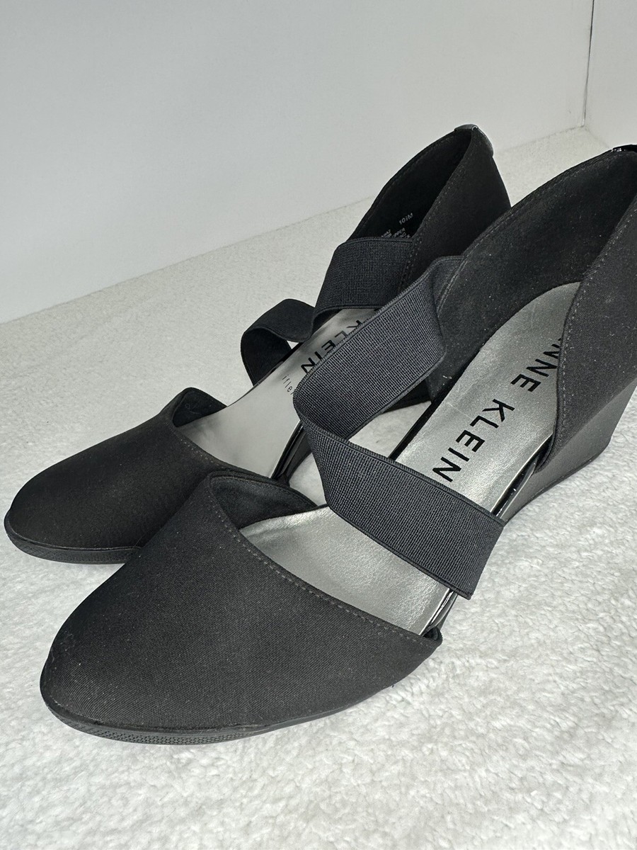 Anne Klein Women's Tara Wedge Pump Black Australia