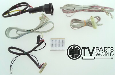 Coby TF-TV3217 Wires Cables Connectors Set TF-TV3217-WIRES-1 (OEM PARTS)