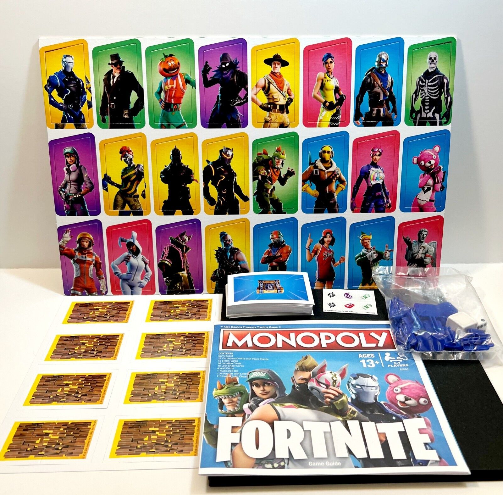 Monopoly Fortnite Edition Board Games - E6603 Brand New Open Box