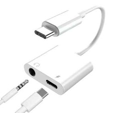 2in1 Google Pixel 2/3/4 Type C Digital to 3.5 mm Headphone Adapter Cable w/ DAC