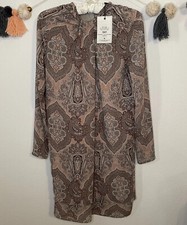 DAY Birger et Mikkelsen Lavender Paisley High Neck Dress Size 34 NWT