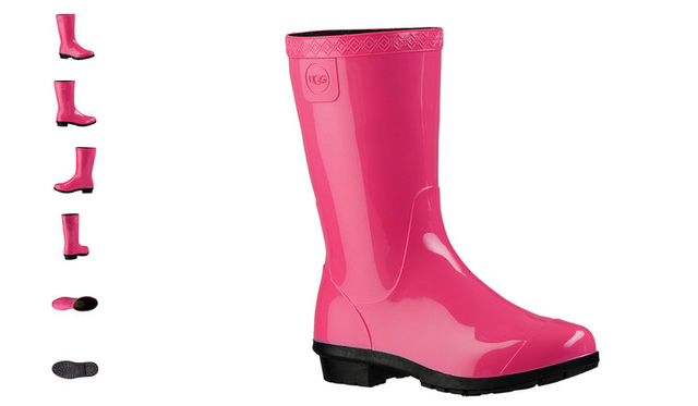 ugg rain boots pink