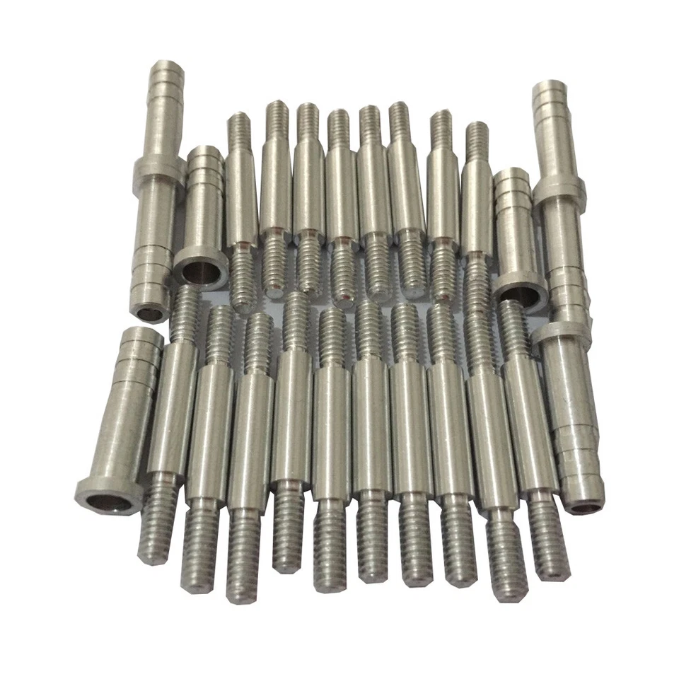 20PK Arco compuesto de tiro con arco Aluminio Flecha Inserto Conector para ID 6.0mm Eje Foto 3 de 4