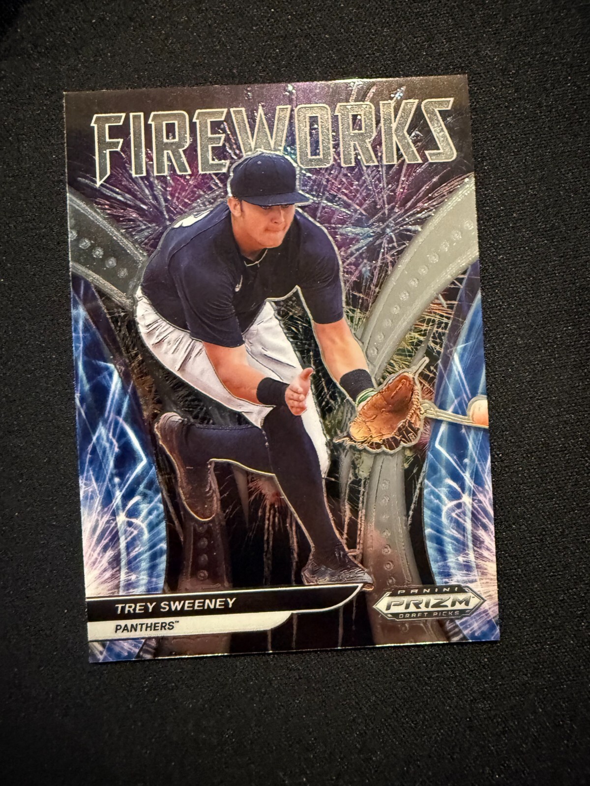 2021 Panini Prizm Draft Picks - Fireworks Trey Sweeney #F-TS (RC)