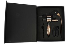 Luxury Rabbit Corkscrew Boxed Gift Set Wine Champagne Bottle Opener Foil Cutter