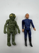 VINTAGE MATTEL BATTLESTAR GALACTICA 1978 COMMANDER ADAMA & OVION