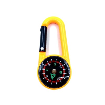 Portable Mountaineering Compass with Buckle Hook, Multifunctional Hovering De...