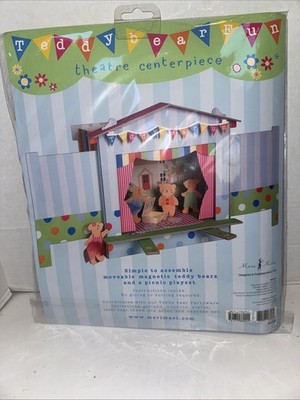 New Meri Meri Teddy Bear Fun Theater Party Centerpiece Birthday Decor Kids NWT