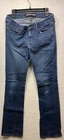 Express Stella Barely Boot Jeans Womens Size 10 Low Rise Dark Wash Denim