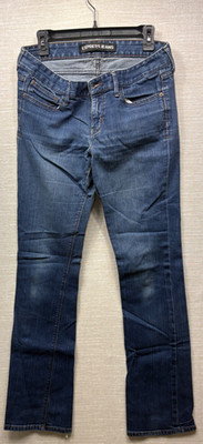 Express Stella Barely Boot Jeans Womens Size 10 Low Rise Dark Wash Denim