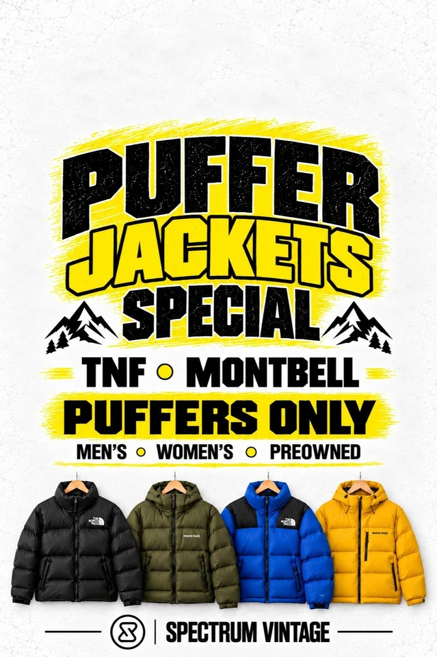 🏔️ THE NORTH FACE + MONTBELL | PUFFER JACKET SPECIAL £2 STARTS