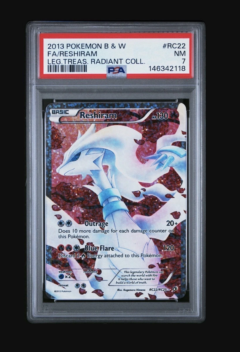 Reshiram Pokémon TCG Professional Sports Authenticator (PSA
