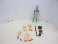 Vintage 1966 Marx Johnny West JANE WEST Movable Cowgirl 11" Figure w/Accessories