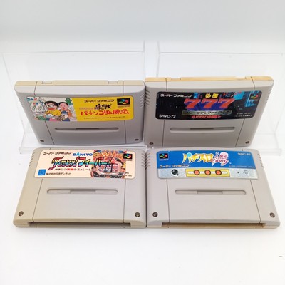 Pachinko Slot 777 Fever Pachislo Lot of 4 Nintendo Super Famicom SFC Japanese