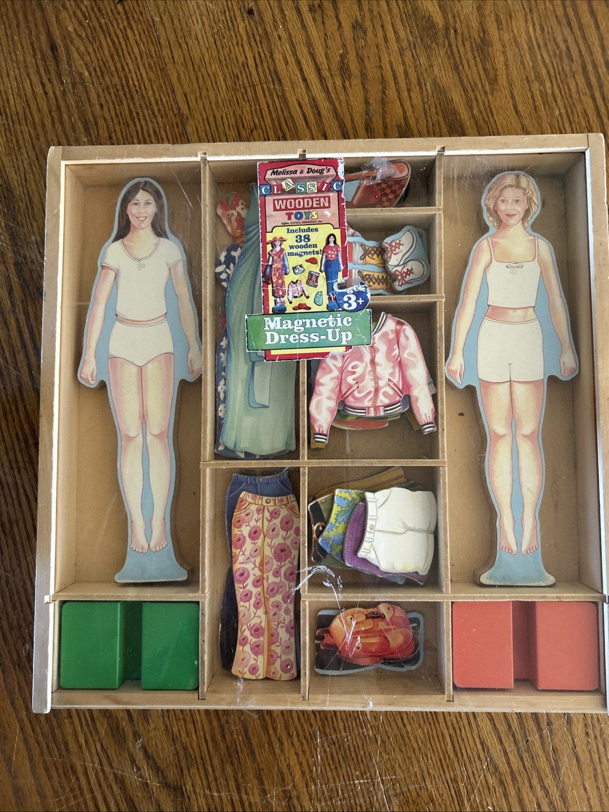 38 Pc. Wood Case
