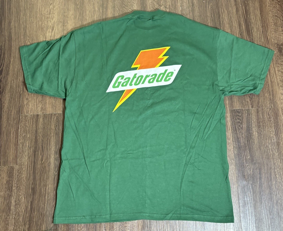 Gatorade Tシャツ Mサイズ Vintage 90s Gatorade T Shirt Sports Drink Green Double Sided Size