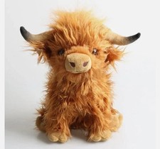 Highland Cow Plush Doll   28 cm Cute Cuddly Stuffed Anima