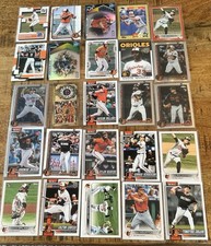 Baltimore Orioles 30 Card Lot Henderson, Rutschman, Holliday, Ripken, Murray