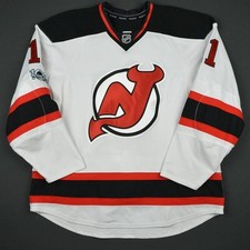 2016-17 P.A. Parenteau New Jersey Devils Game Used Worn Hockey Jersey MeiGray