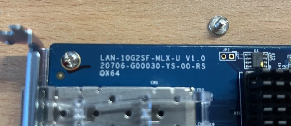 LAN-10G2SF-MLX-U QNAP Dual-Port 10GBe SFP+ Network Expansion Card Low Profile - Image 3 of 3