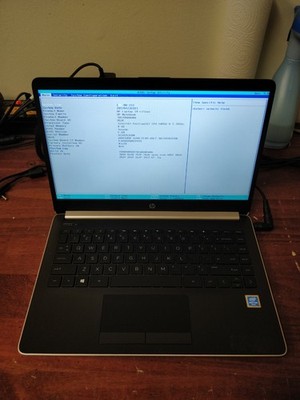 HP 14-CF1011DS INTEL Pentium Gold 5405U@2.30GHz 8GB RAM NODRIVE PARTS 8277