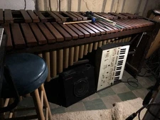 VINTAGE Jenco 4 Octave Marimba - Rosewood Bars