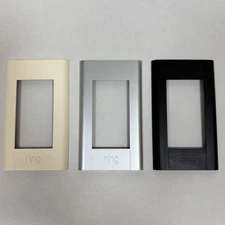 Ring Doorbell Elite Faceplate Front Cover OEM 3 Covers - Silver / Crème / Black
