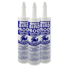 Bird-X Pigeon Gel Repellent Deterrent (3-Pack) Prevent Landing Non-Toxic Formula