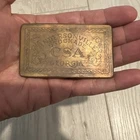 Civil War Confederate Prison Guard Belt Buckle Georgia Dated 1863 Andersonville