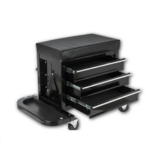 3 Drawer Rolling Mechanic Seat with Tool Tray...