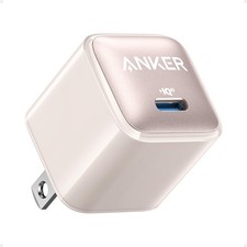 Anker USB C Charger Block, 20W PIQ 3.0 Compact Fast 1 pack, Powder Pink